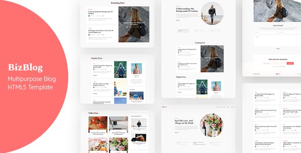 Bizblog – 多用途个人博客HTML5模板-蟹程序