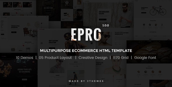 ePro – 多用途电子商务RTL模板-蟹程序