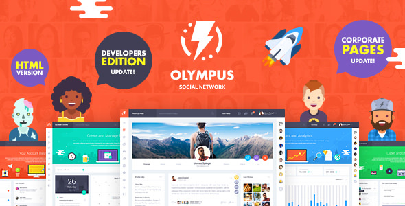 Olympus – HTML社交网络工具包-蟹程序