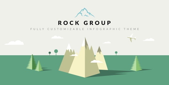 Rock Group – 多用途信息图表HTML模板 – v1.5-蟹程序