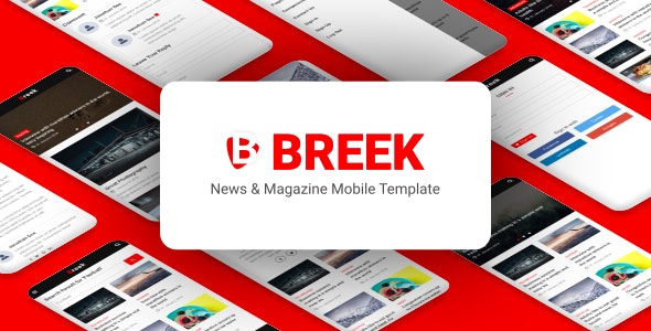 Breek – 新闻杂志博客网站移动手机版HTML5模板 – v1.0-蟹程序