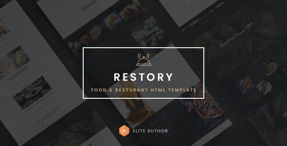 Restory – 餐厅咖啡厅网站HTML5模板-蟹程序