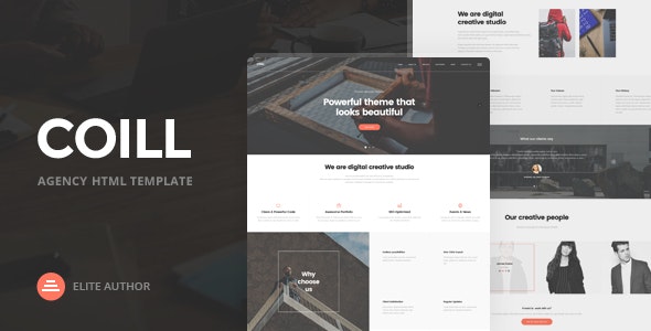 Coill – 集团公司企业机构网站HTML5模板-蟹程序