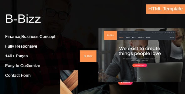 B-Bizz – 企业商务咨询公司网站HTML5模板-蟹程序