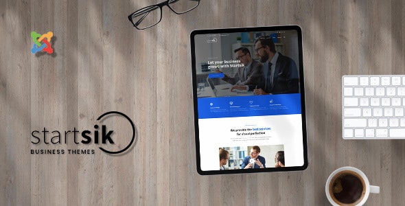 Startsik – 商业企业专业咨询网站Joomla模板-蟹程序