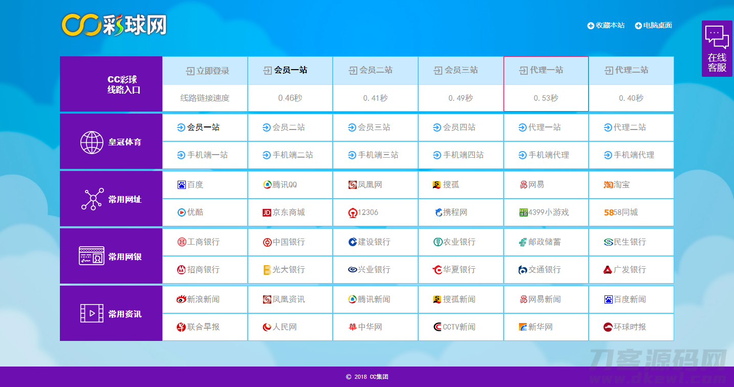 2021-10-08彩票导航站源码/彩票网站测速系统源码-蟹程序
