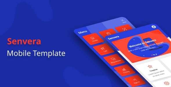 Senvera – 移动设备手机端HTML5模板-蟹程序