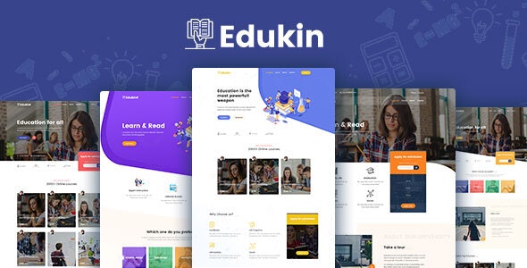 Edukin – 教育培训机构HTML模板-蟹程序